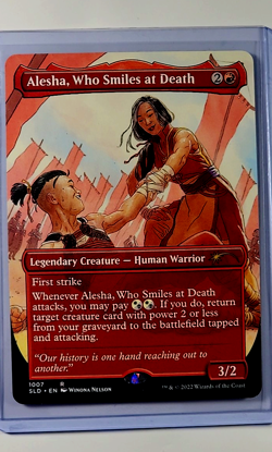 2022 MTG Magic the Gathering Secret Lair 30th #1007 Alesha Who Smiles at Death - Image 1