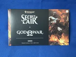 MTG Secret Lair x God of War: Greek Foil Edition Playstation Superdrop Sealed - Image 1