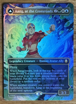 MTG Avatar: The Last Airbender, Aang, at the Crossroads / Aang- Borderless Foil - Image 1