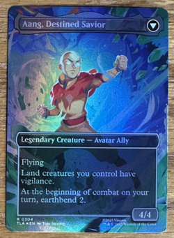 MTG Avatar: The Last Airbender, Aang, at the Crossroads / Aang- Borderless Foil - Image 2