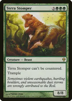 1x Terra Stomper - NM English MTG - Zendikar - Image 1