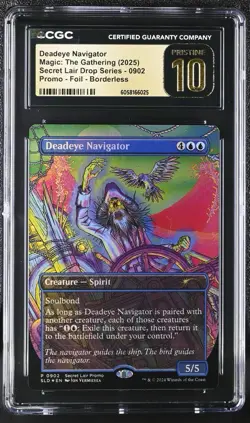 Deadeye Navigator (Rainbow Foil) - Secret Lair Drop Promo - CGC Pristine 10 - Image 1