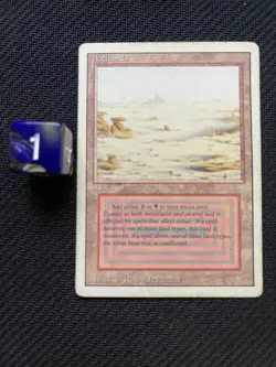 Badlands - Revised Edition - Dual Land - Vintage MTG - MP - Authentic - - Image 1