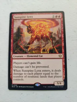 Sunspine Lynx Bloomburrow Regular MTG - Image 1