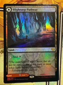 Blightstep Pathway Searstep Pathway: Kaldheim, FOIL, #252 - Image 1