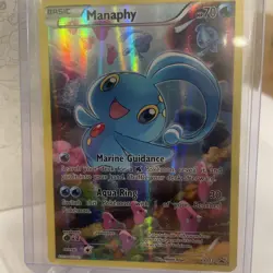 FULL ART Manaphy ULTRA RARE Pokemon Mythical Collection Promo XY113 Holo - NM - Image 1