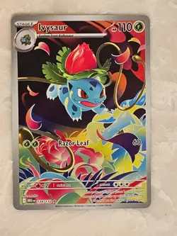 Ivysaur Illustration Rare 134/132 Near Mint Mega Evolution Pokemon TCG English - Image 1