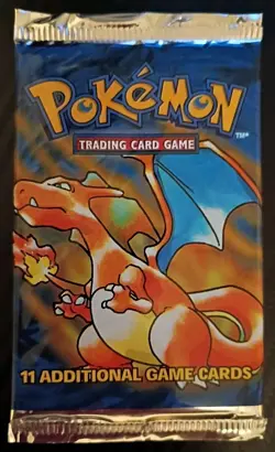 1999 Sealed Pokemon Base Set Unlimited Charizard Art - Image 1