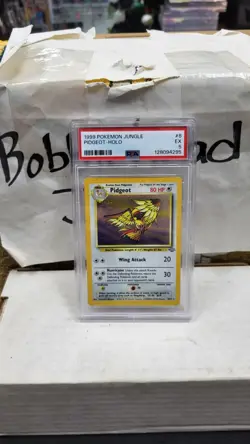 1999 PIDGEOT HOLO RARE JUNGLE POKEMON TCG PSA 5 EX EXCELLENT #8/64 - Image 1