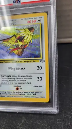 1999 PIDGEOT HOLO RARE JUNGLE POKEMON TCG PSA 5 EX EXCELLENT #8/64 - Image 3