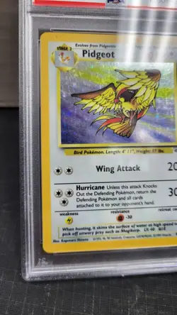 1999 PIDGEOT HOLO RARE JUNGLE POKEMON TCG PSA 5 EX EXCELLENT #8/64 - Image 4
