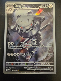 Steelix 150/132 Me01: Mega Evolution Holo illustration rare Pokemon NM TCG - Image 1