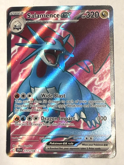 Pokemon TCG - Salamence ex 177/159 - Journey Together - Ultra Rare - Image 1