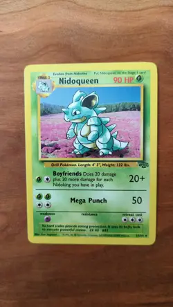 Nidoqueen 23/64 Jungle Regular Pokemon TCG Vintage Rare NM - Image 1