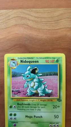 Nidoqueen 23/64 Jungle Regular Pokemon TCG Vintage Rare NM - Image 2