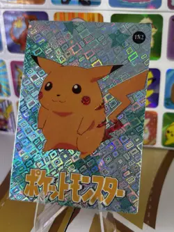 Pokemon Pikachu Vintage Pocket Monsters Vending HOLO Prism Sticker 1999 Nintendo - Image 3