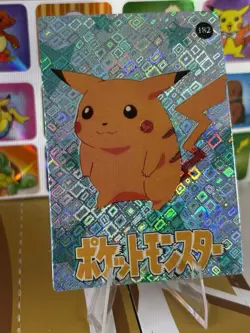 Pokemon Pikachu Vintage Pocket Monsters Vending HOLO Prism Sticker 1999 Nintendo - Image 5