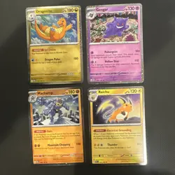 Pokemon 151 Sam’s Club Tin Promo Set Cosmos Holo Gengar Dragonite Machamp Raichu - Image 1