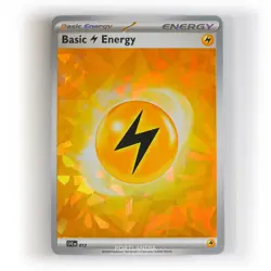 Pokemon - Basic Lightning Energy Holo - SVE012 - SV Stellar Crown - Promo - Image 1