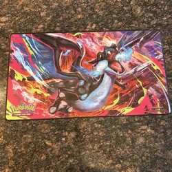 Pokemon Mega Charizard UPC Playmat Phantasmal Flames UPC - Image 1