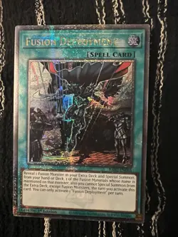 RA02-EN065 "Fusion Deployment" Quarter Century Secret Rare YuGiOh! NEW - Image 1