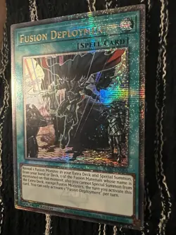 RA02-EN065 "Fusion Deployment" Quarter Century Secret Rare YuGiOh! NEW - Image 2