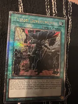 RA02-EN065 "Fusion Deployment" Quarter Century Secret Rare YuGiOh! NEW - Image 3