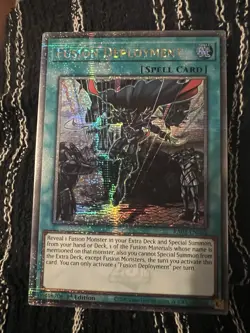 RA02-EN065 "Fusion Deployment" Quarter Century Secret Rare YuGiOh! NEW - Image 4