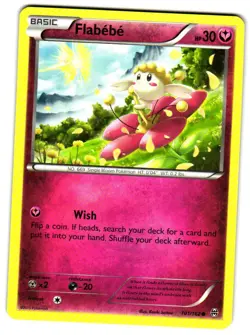 Pokemon XY: BREAKthrough Flabebe #101/162 Common Lightly played - Image 1