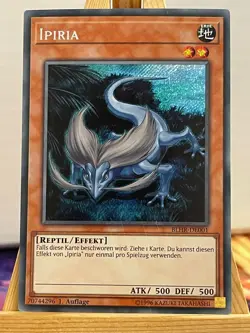 Ipiria BLHR-DE001 Secret Rare Deutsch EX YUGIOH - Image 1