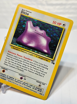 Ditto 3/62 Holo Rare Unlimited Fossil Pokemon 227 - Image 4