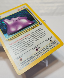 Ditto 3/62 Holo Rare Unlimited Fossil Pokemon 227 - Image 5