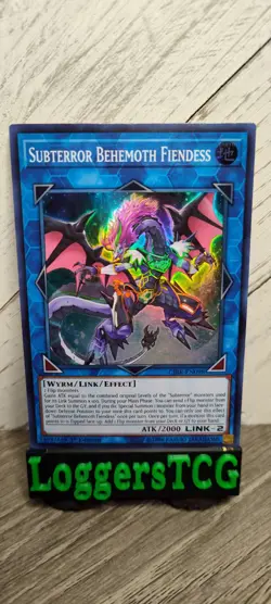 Yu-Gi-Oh! Subterror Behemoth Fiendess / CIBR EN098 1st Edition LP - Image 1
