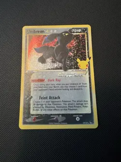 Pokemon TCG Umbreon Gold Star 17/17 Celebrations Classic Collection Holo - Image 1