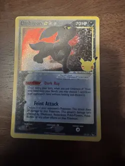 Pokemon TCG Umbreon Gold Star 17/17 Celebrations Classic Collection Holo - Image 4