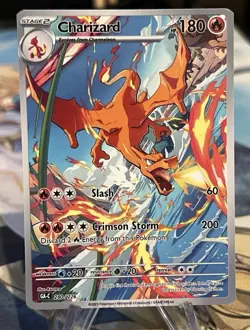 Custom Pokemon Waifu Doujin ACG DIY Trainer Full Art 2 x Charizard and Mewtwo - Image 2