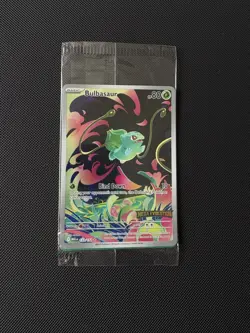 Bulbasaur 133/132 Mega Evolution Stamped Promo Illustration Rare Pokemon Sealed - Image 1