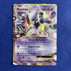 Pokemon TCG Mewtwo EX 52/108 XY Evolutions Extended Art Ultra Rare Holo - Image 1