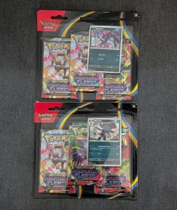 Pokemon TCG - Phantasmal Flames Triple Blister Pack (Sneasel & Weavile) - Bundle - Image 1
