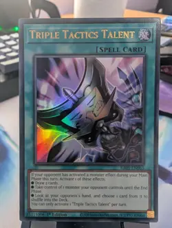 YuGiOh! Triple Tactics Talent RA01-EN063 Ultra Rare 1st Ed - Image 1