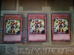 YUGIOH 3X JUNK SERVANT EXVC-EN001 RARE 1ST EDITION NM - Image 1