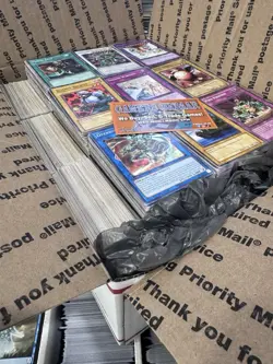 ??13lbs+ 4500+ UNSEARCHED Old Vintage YuGiOh Bulk Lot Most HP Some Damaged??? - Image 1