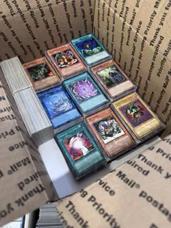 ??13lbs+ 4500+ UNSEARCHED Old Vintage YuGiOh Bulk Lot Most HP Some Damaged??? - Image 5