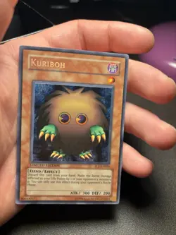 Yu-Gi-Oh Kuriboh FL1-EN003 Secret Rare Limited Edition LP Condition - Image 5