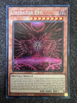 Yugioh Liberator Eto SUDA-EN023 Secret Rare 1st Edition NM - Image 1
