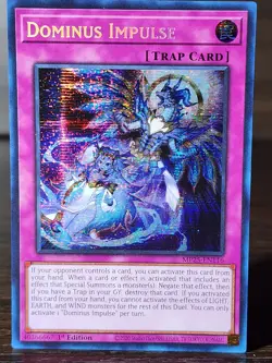 Yugioh Dominus Impulse MP25-EN116 1st Edition Prismatic Secret Rare NM - Image 1