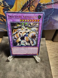 Dracotail Arthalion 1st Edition Ultra Rare JUSH-EN006 Yu-Gi-Oh! - Image 1