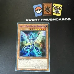YUGIOH GALAXY EYES PHOTON DRAGON PURPLE ULTRA RARE LDS2-EN047 1ST EDITION - Image 1