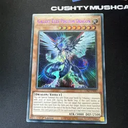 YUGIOH GALAXY EYES PHOTON DRAGON PURPLE ULTRA RARE LDS2-EN047 1ST EDITION - Image 2