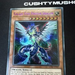 YUGIOH GALAXY EYES PHOTON DRAGON PURPLE ULTRA RARE LDS2-EN047 1ST EDITION - Image 3